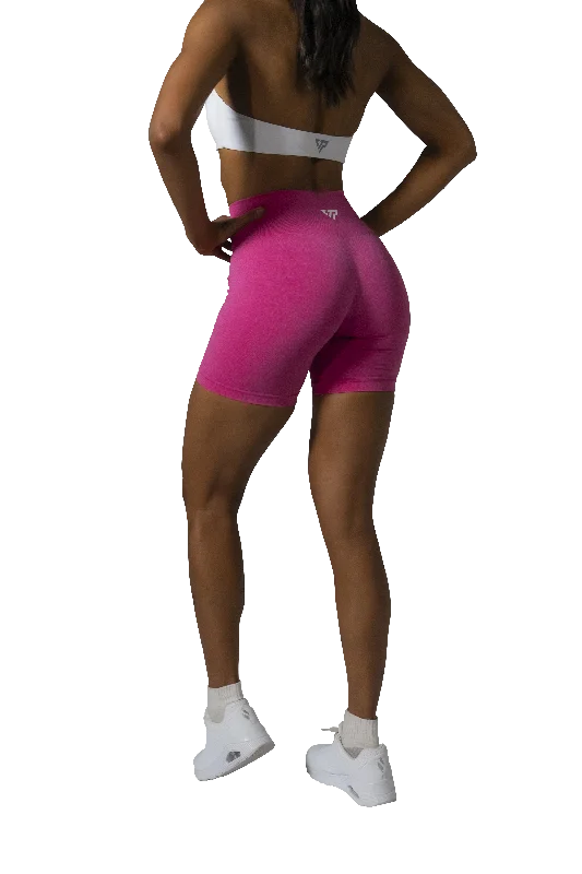 ACTIVE SEAMLESS SHORTS - HOT PINK