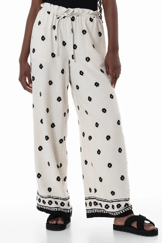 Wide Leg Pants _ 153869 _ Sand