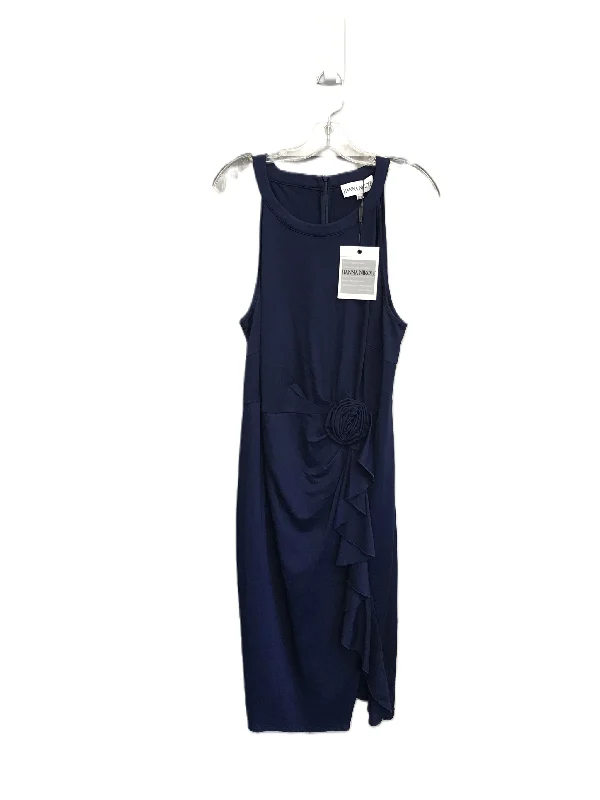 Navy Dress Party Midi By Hanna Nikole  Size: 3x