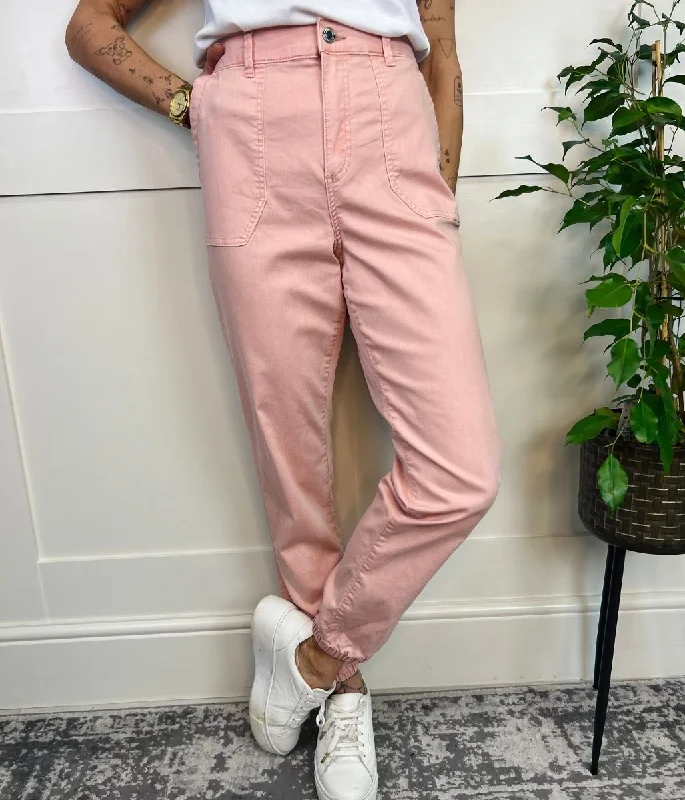 Pink Slim Fit Joggers