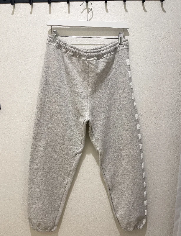 Puff Chanel CC Checkerboard Sweatpants, Ash